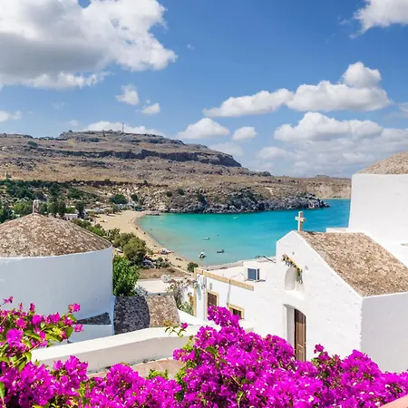 Aryve Townhouse Rhodos Mit Akropolis- Und Meerblick Sowie Jacuzzi Und Tollen Sonnenterrassen Und Garten *