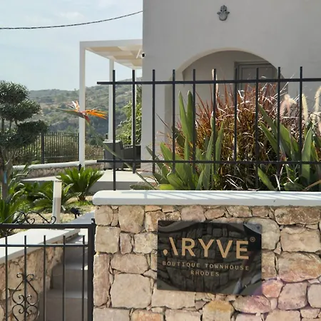 Дом отдыха Aryve Townhouse Rhodos Mit Akropolis- Und Meerblick Sowie Jacuzzi Und Tollen Sonnenterrassen Und Garten *